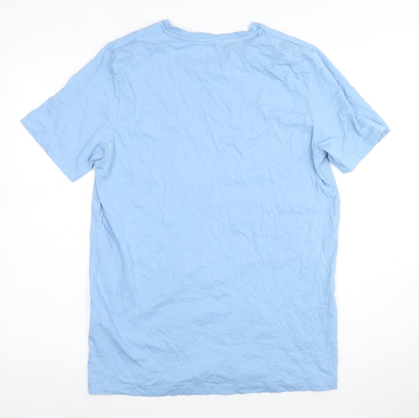 Mens UK Size L JACK & JONES Blue  T-Shirt