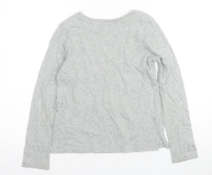 Gap Boys Grey Long Sleeve T-Shirt Size 10-11 Years