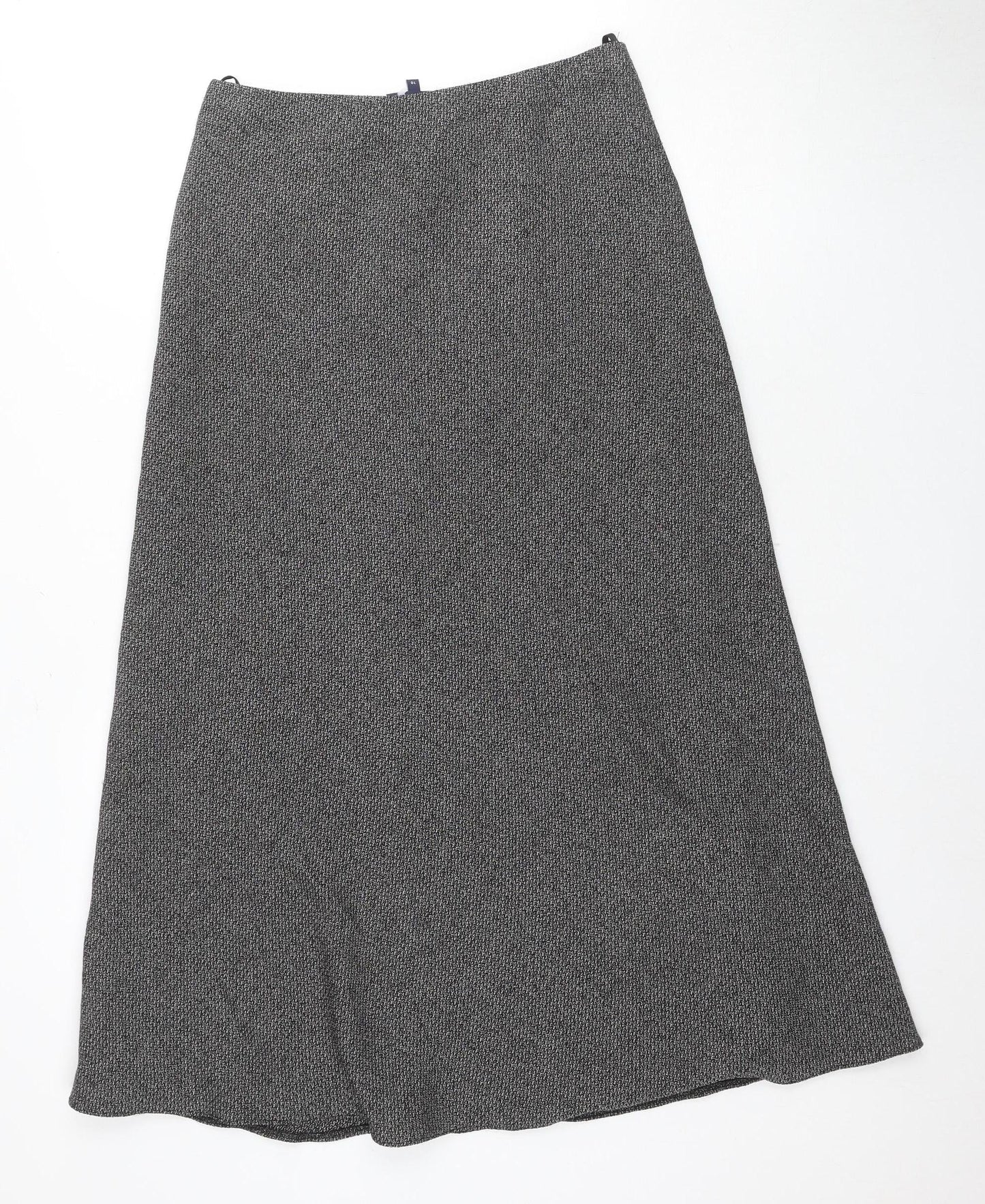 Debenhams Women's Grey A-Line Skirt - Size 10