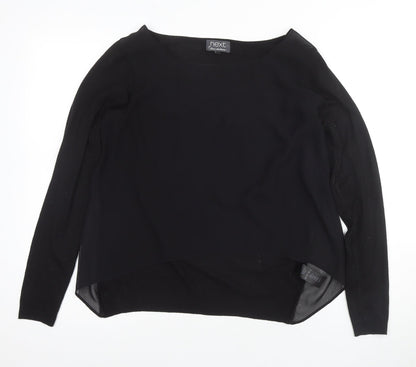 Womens UK Size 10 NEXT Black  T-Shirt