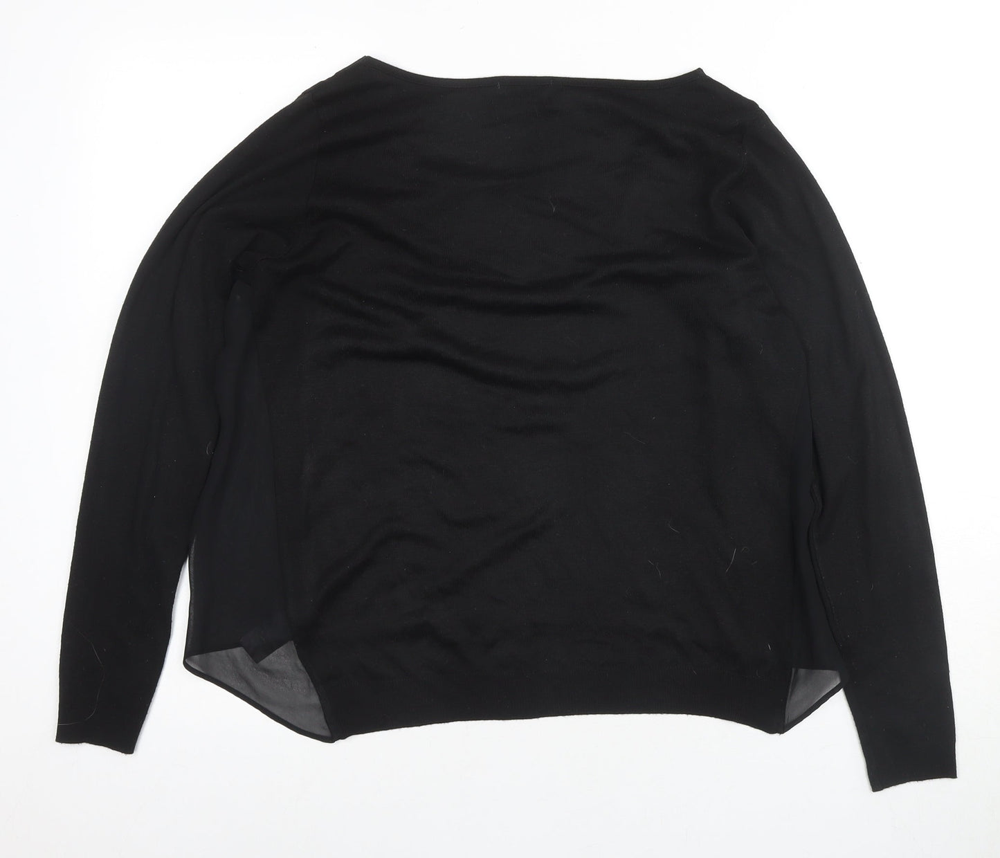 Womens UK Size 10 NEXT Black  T-Shirt