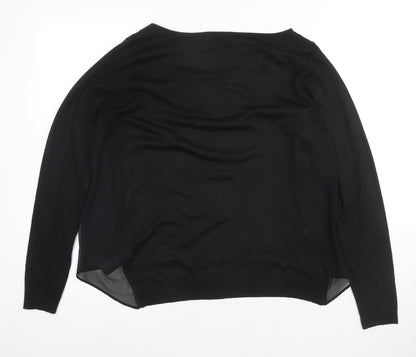 Womens UK Size 10 NEXT Black  T-Shirt