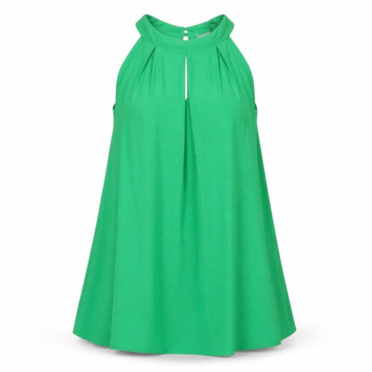 Red Herring Women's Green Sleeveless Swing Dress