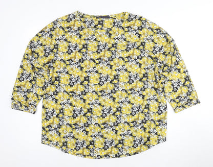 Womens UK Size 18 Marks and Spencer Yellow  Blouse