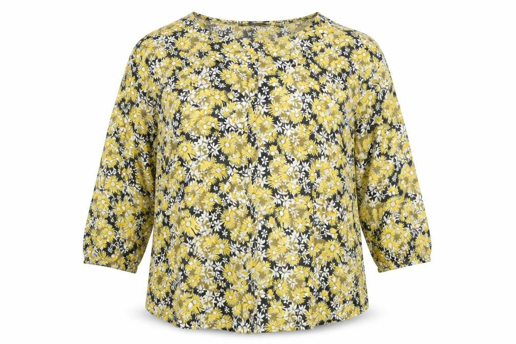 Womens UK Size 18 Marks and Spencer Yellow  Blouse
