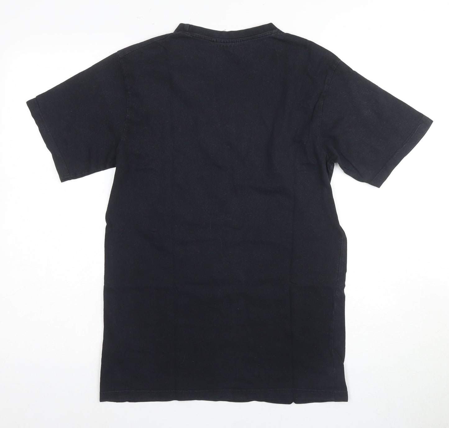 Super Mario Men's Black Graphic T-Shirt Size S