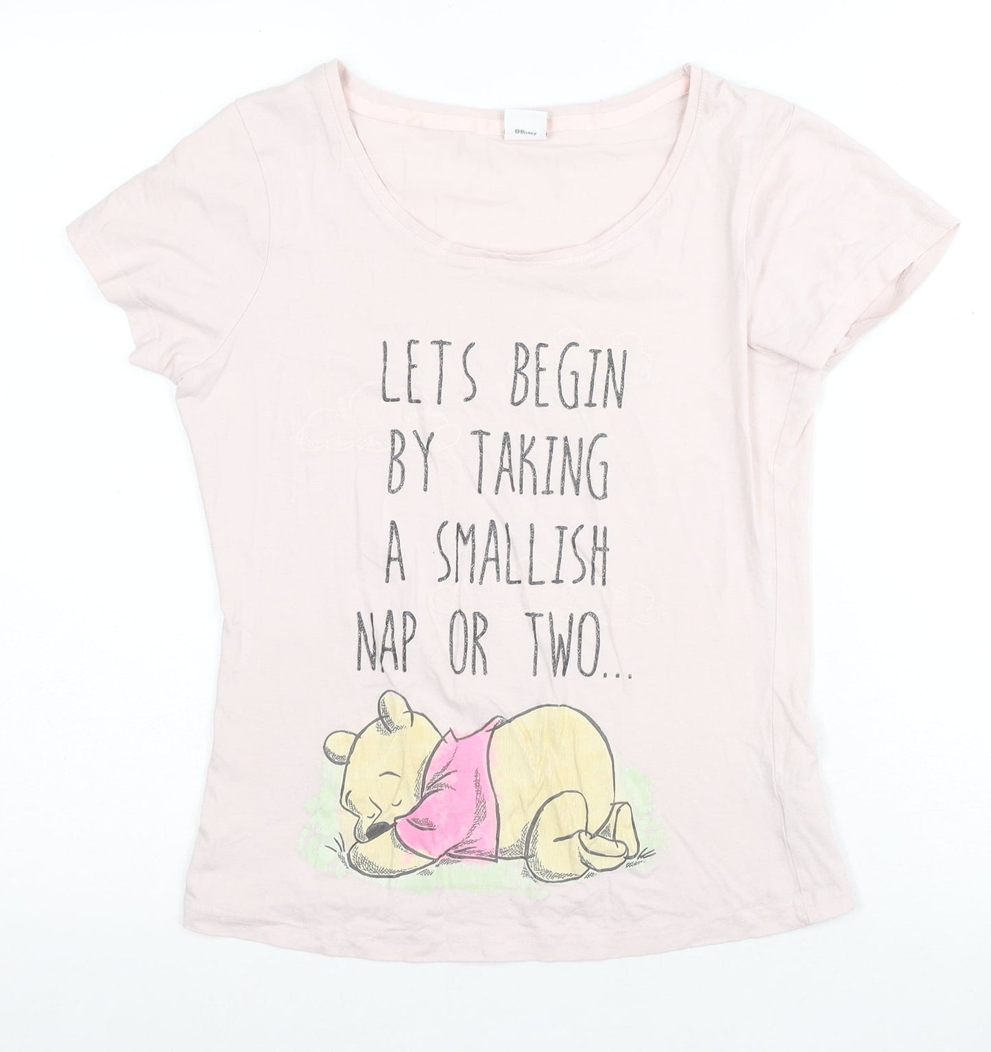 Disney Women's Pink Winnie the Pooh Cami Nightshirt Size 8-10