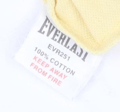 Everlast Men's Yellow Polo Shirt - Large, Short Sleeve