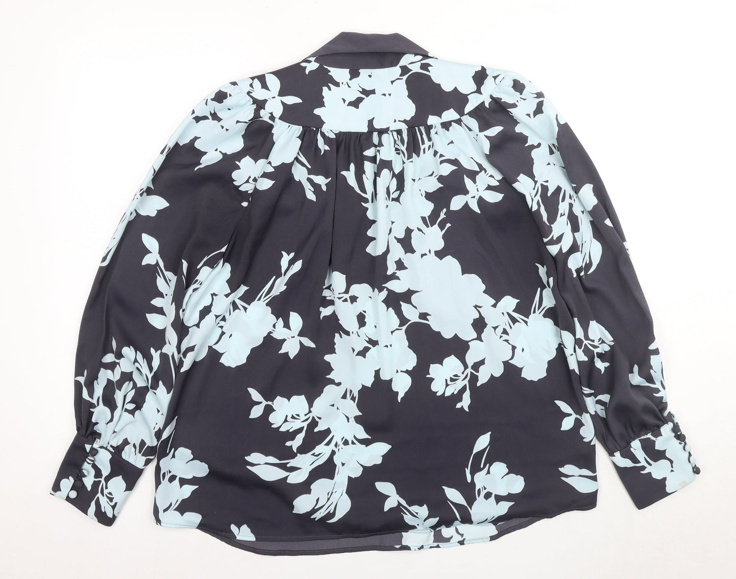 Womens UK Size 12 Marks and Spencer Black Basic Blouse