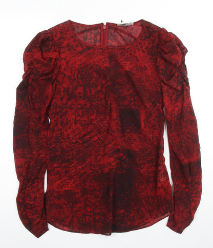 Womens UK Size 8 Whistles Red Basic Blouse