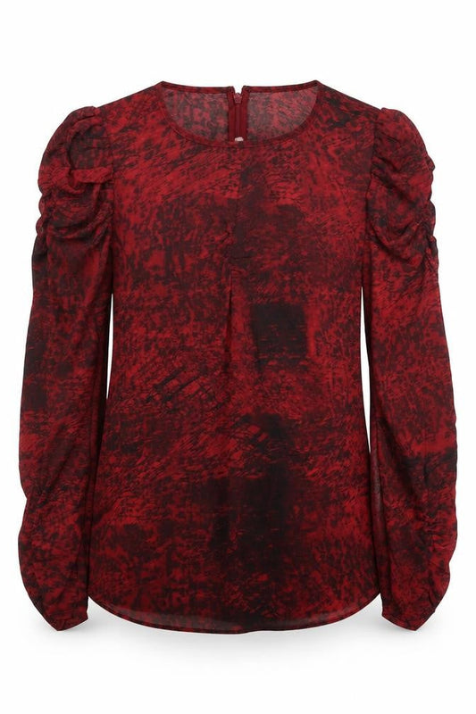 Womens UK Size 8 Whistles Red Basic Blouse