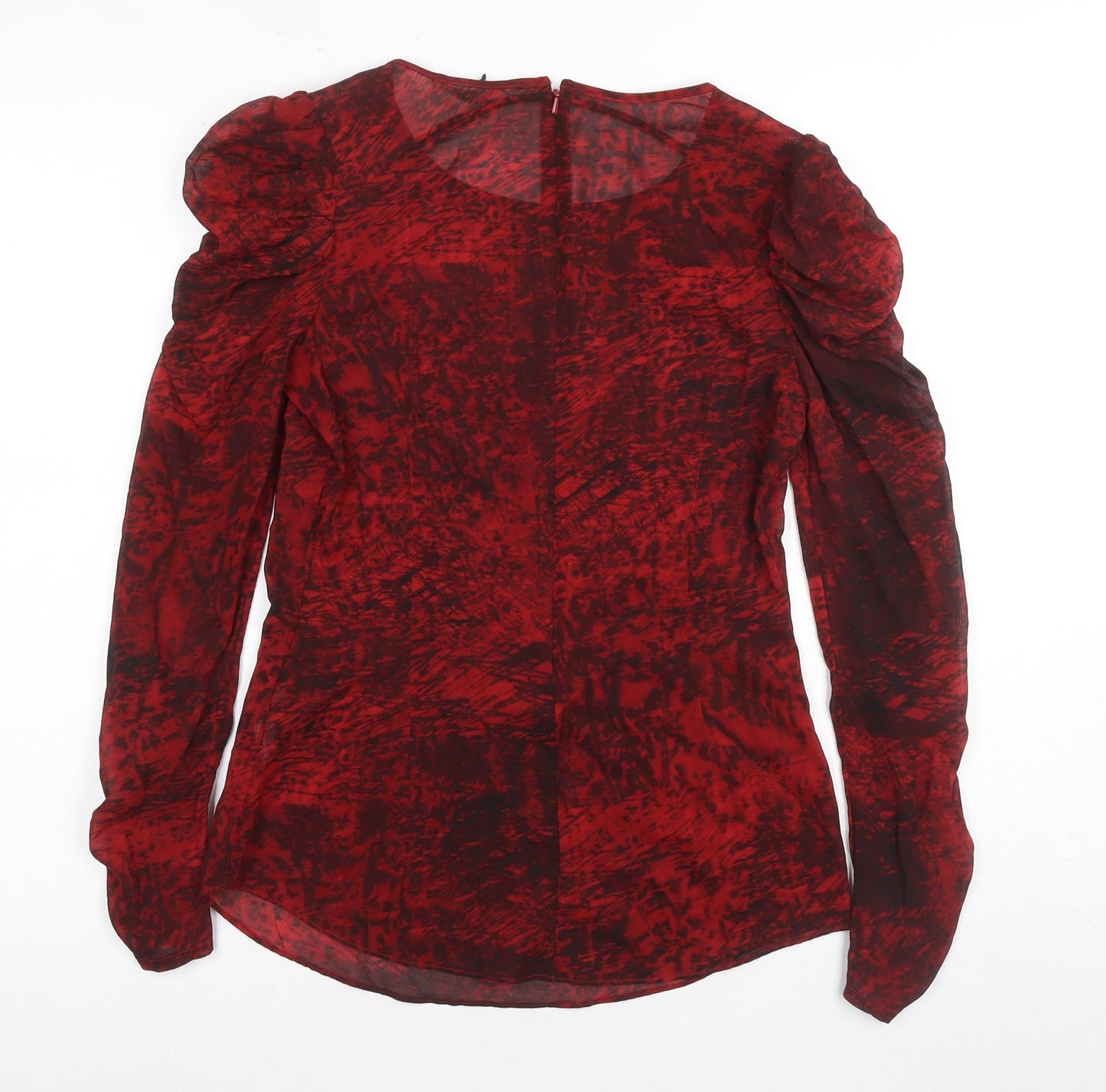 Womens UK Size 8 Whistles Red Basic Blouse