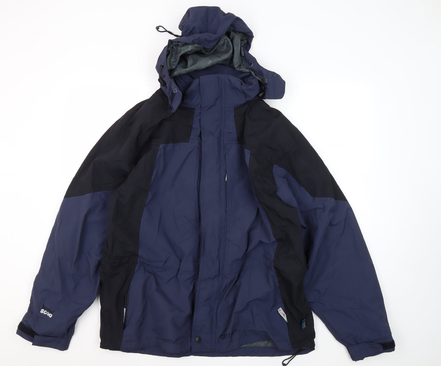 Mens UK Size L Regatta Blue Windbreaker Coat