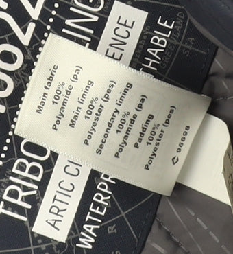 Mens UK Size XS Tribord Blue Rain Coat