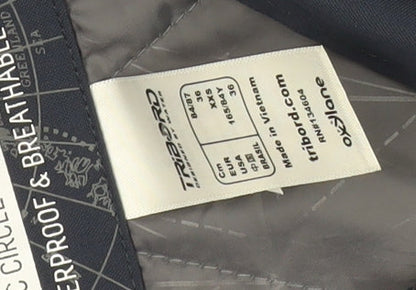 Mens UK Size XS Tribord Blue Rain Coat