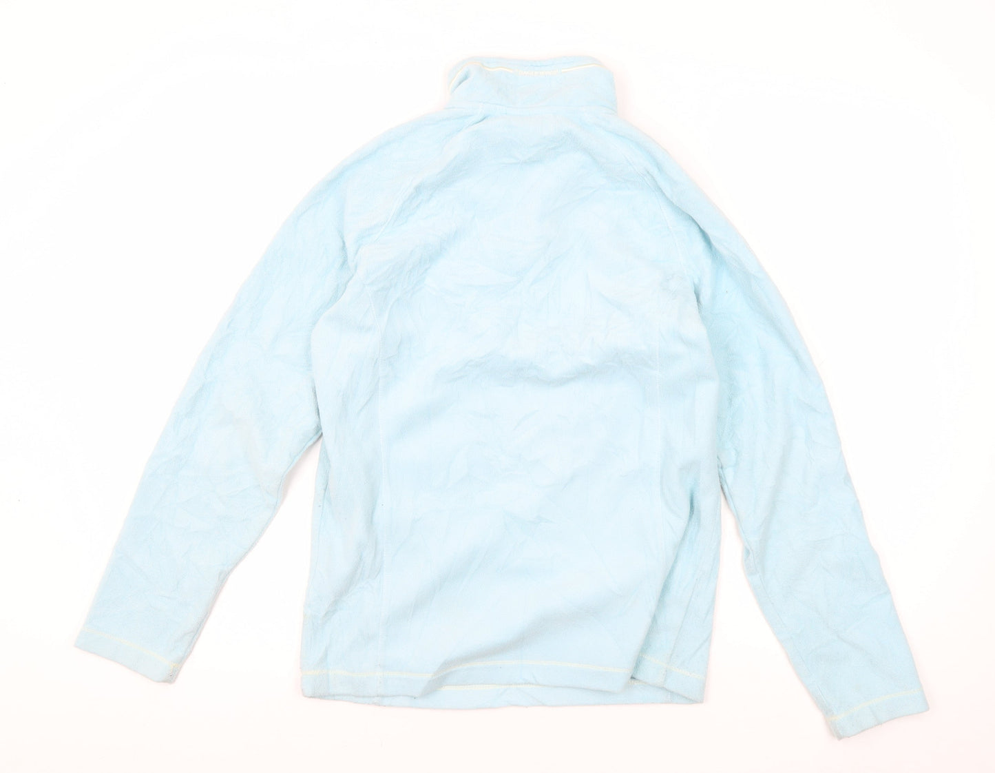 Craghoppers Women's Blue Mock Neck Fleece Sweatshirt Size 6