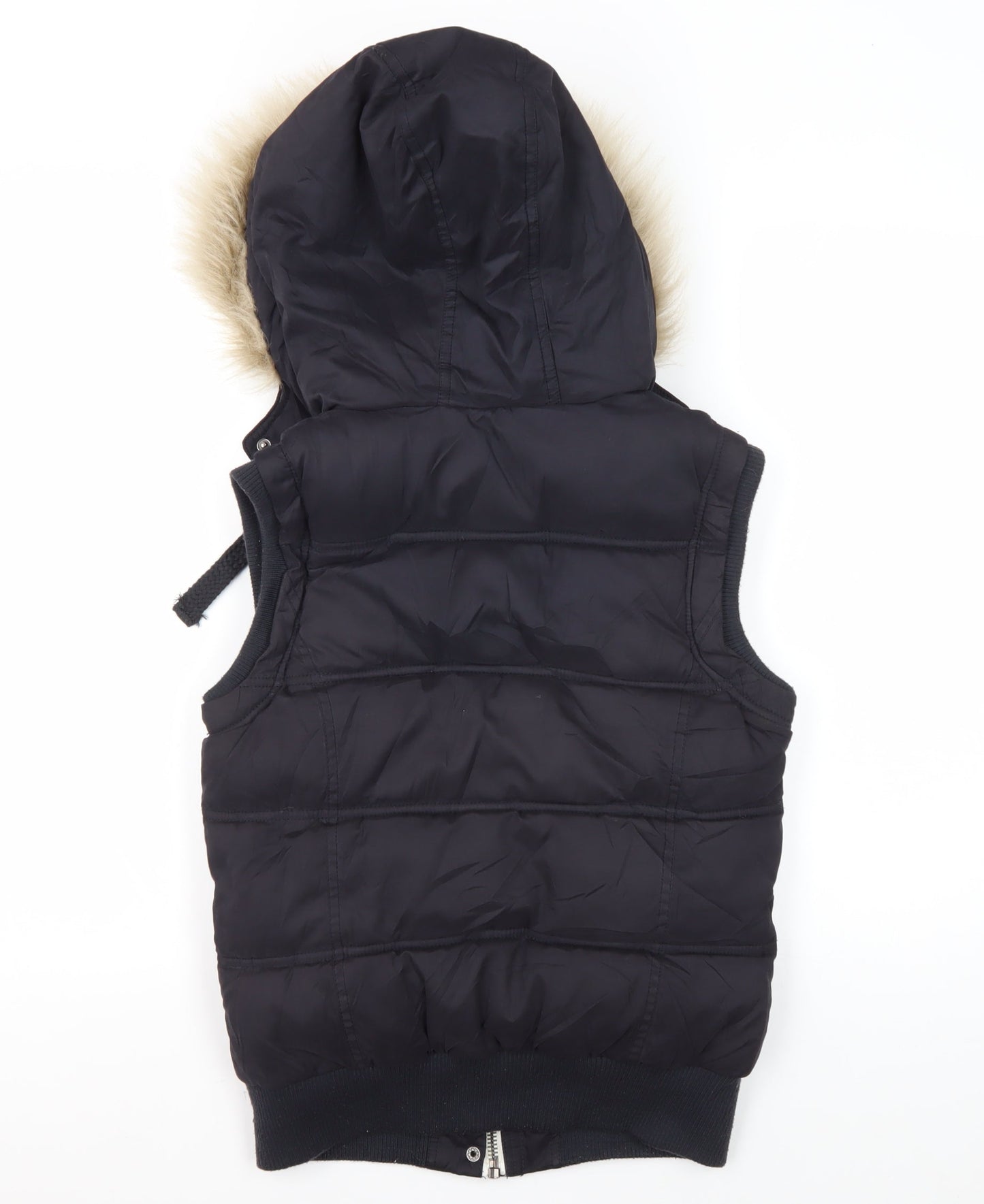 Womens UK Size 10 New Look Black Puffer Jacket