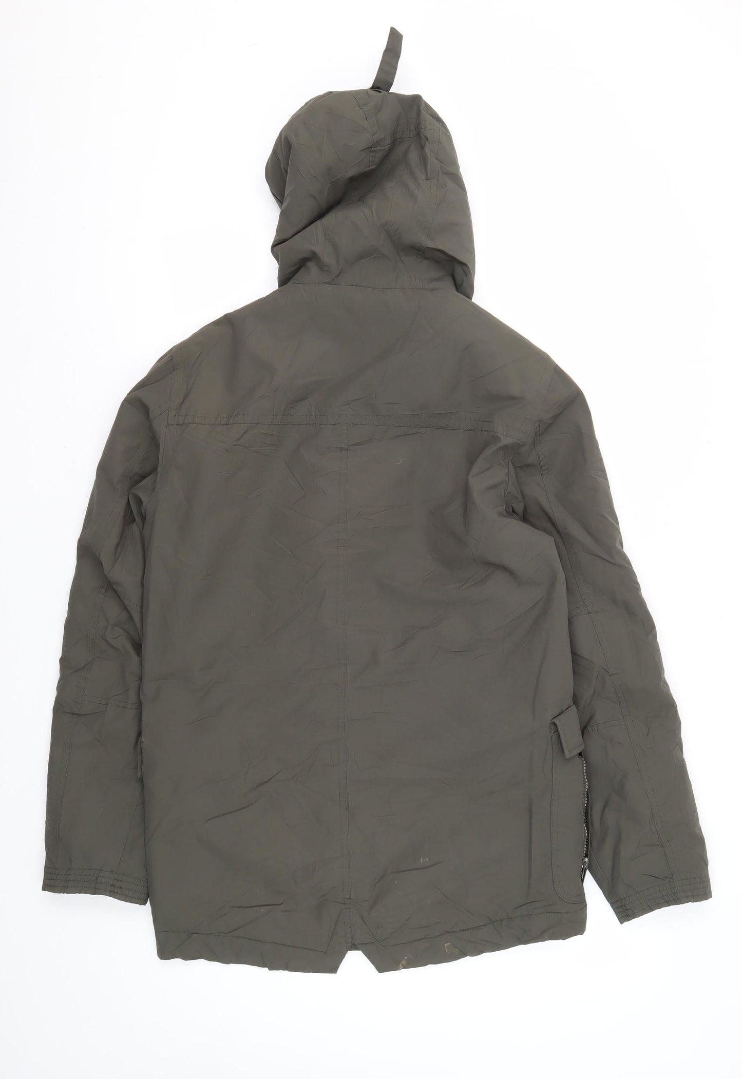 Next Men's Green Parka XS Hooded Casual Jacket