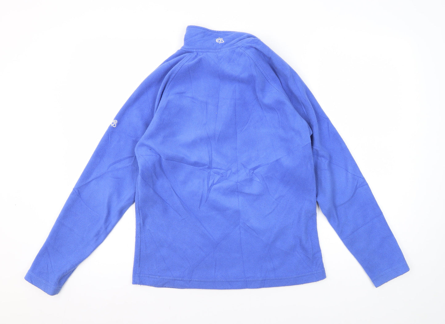 Craghoppers Women's Blue 1/2 Zip Fleece Jacket Size 8
