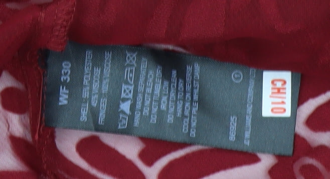 Anthology Women's Red Kimono with Fringe Accents 12-14