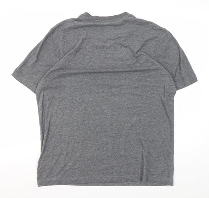 Maine New England Men's Grey S Cotton Blend T-Shirt
