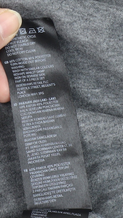 Maine New England Men's Grey S Cotton Blend T-Shirt