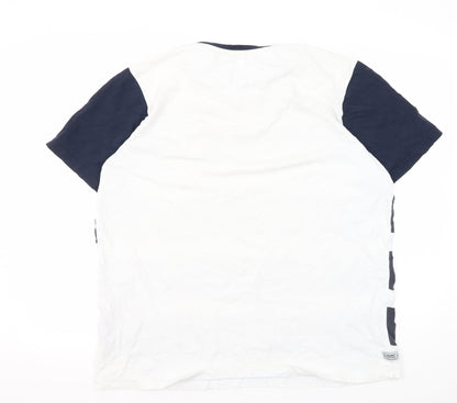 Weekend Offender Men's XL Striped T-Shirt Multicoloured