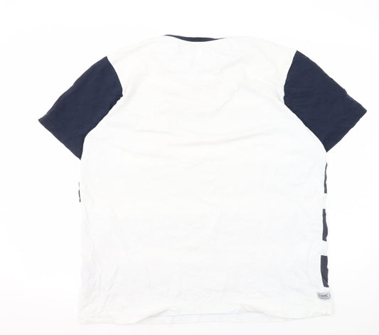 Weekend Offender Men's XL Striped T-Shirt Multicoloured