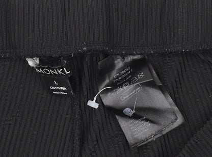 Monki Women's Black Athletic Shorts L