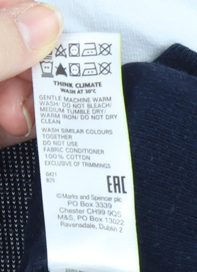 Marks and Spencer Men's XL Multicoloured Striped Polo