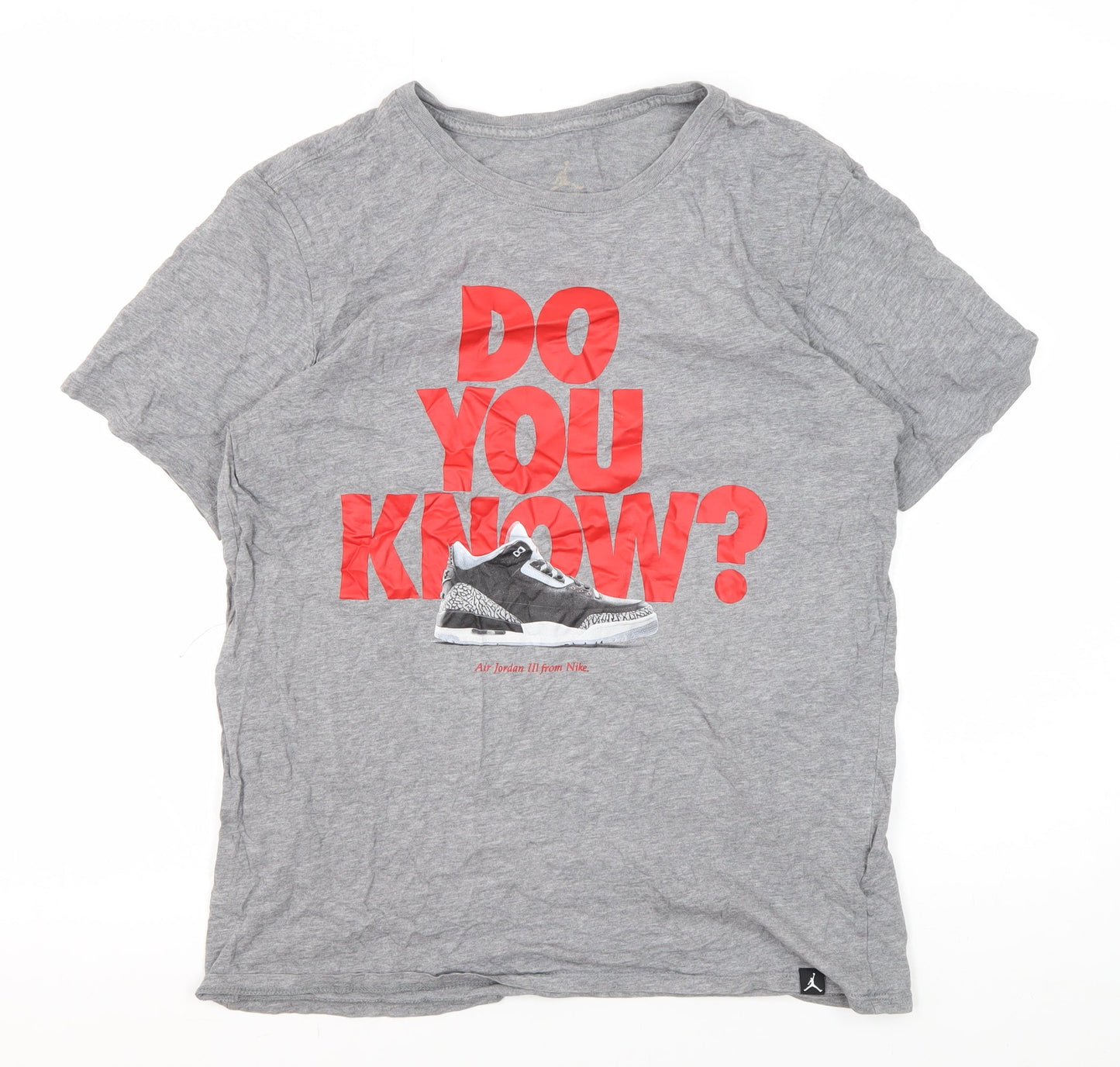 Nike Men's Grey Air Jordan M T-Shirt