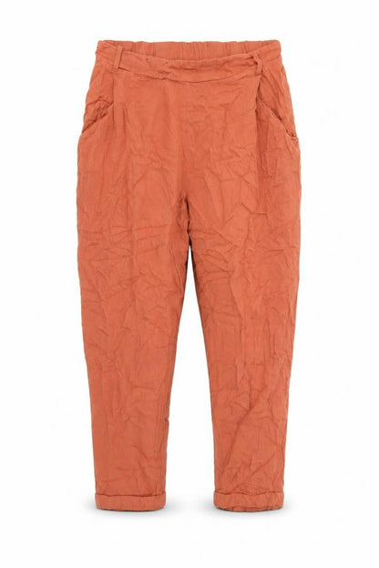 Womens UK Size 10 New Look Relaxed Fit Jogger Orange Trousers