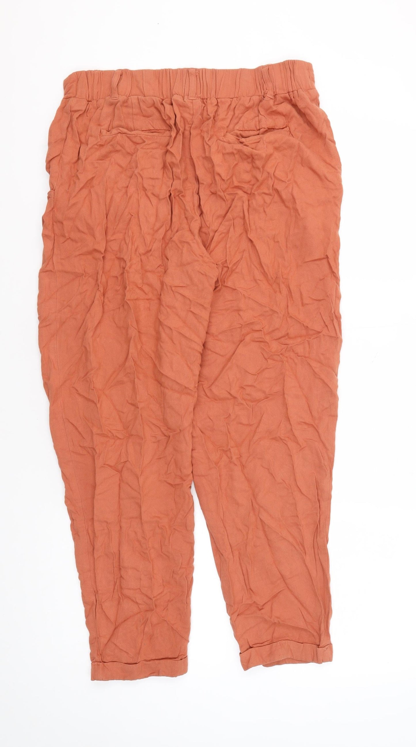 New Look Women's Orange Jogger Trousers - Size 10