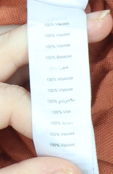 New Look Women's Orange Jogger Trousers - Size 10