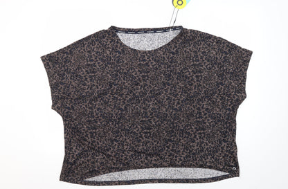 Marks and Spencer Women's Brown Animal Print T-Shirt