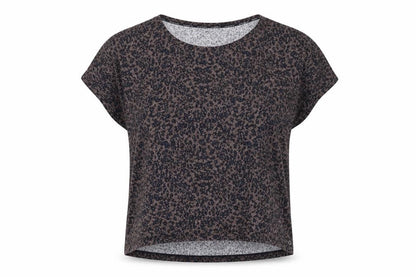 Marks and Spencer Women's Brown Animal Print T-Shirt