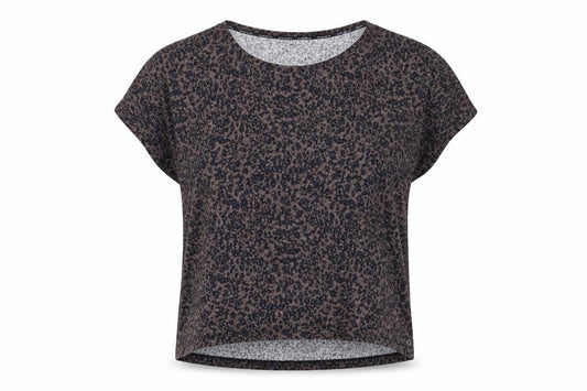 Marks and Spencer Women's Brown Animal Print T-Shirt