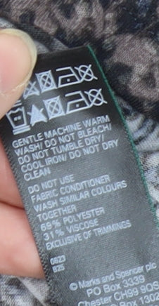 Marks and Spencer Women's Brown Animal Print T-Shirt