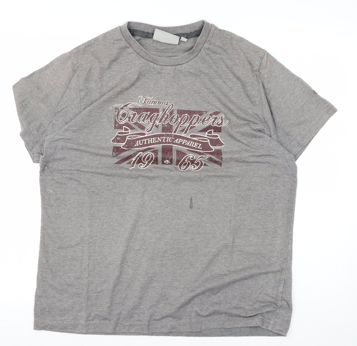 Mens UK Size M Craghoppers Grey  T-Shirt