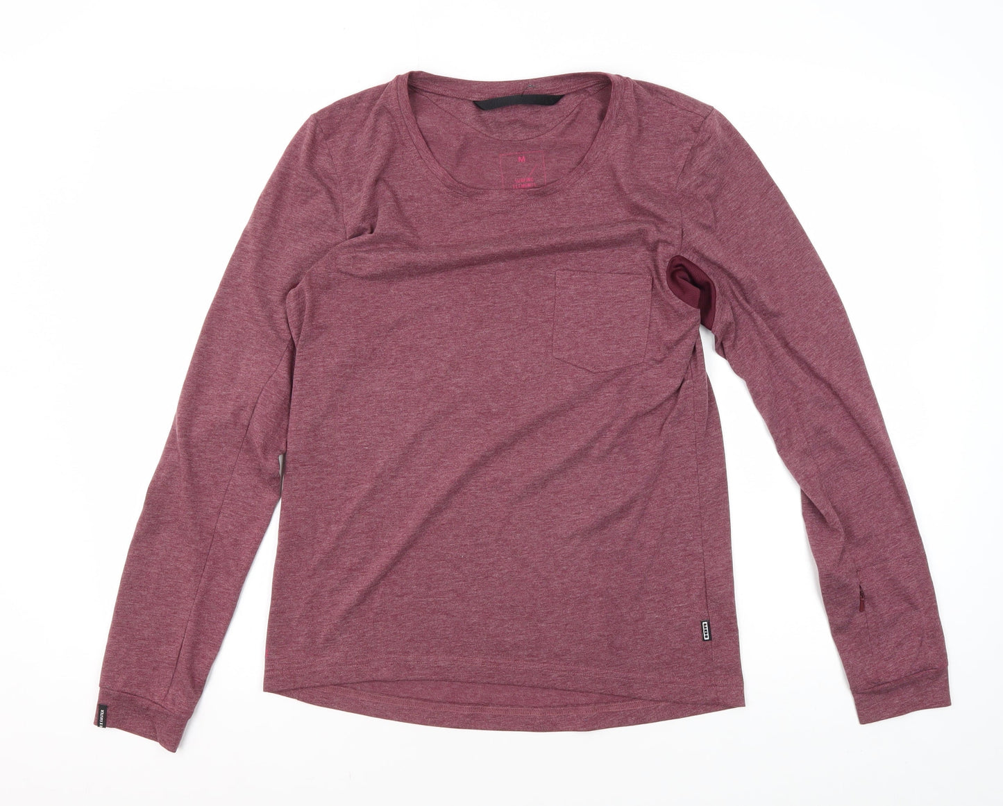 Surfing Elements Unisex Red Long Sleeve Knit T-Shirt M