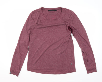 Surfing Elements Unisex Red Long Sleeve Knit T-Shirt M