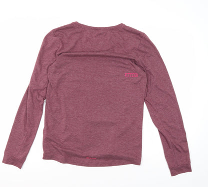 Surfing Elements Unisex Red Long Sleeve Knit T-Shirt M