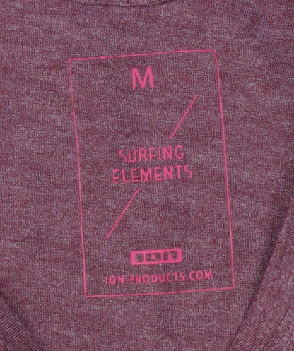 Surfing Elements Unisex Red Long Sleeve Knit T-Shirt M