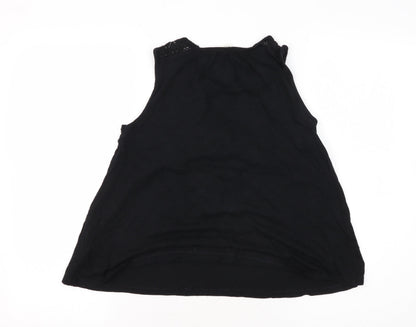 Womens UK Size 2XS Gap Black Basic Tank