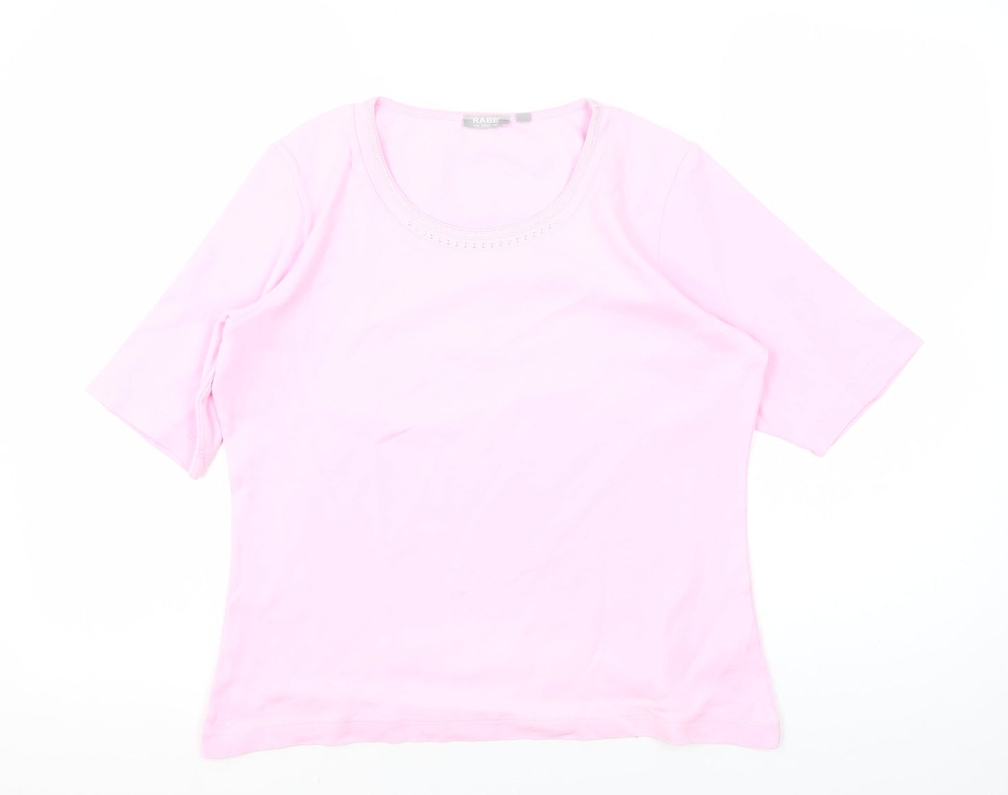 Womens UK Size 8 Rabe Pink Basic T-Shirt