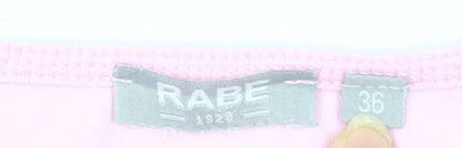 Womens UK Size 8 Rabe Pink Basic T-Shirt