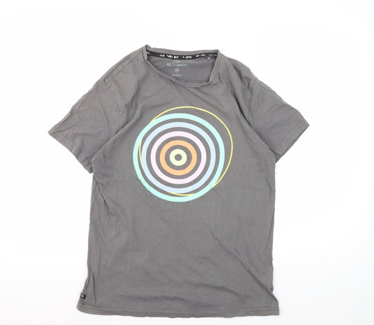 Threadbare Grey Graphic Medium Men's T-Shirt