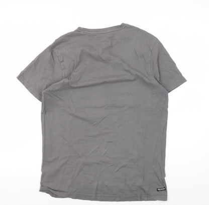 Threadbare Grey Graphic Medium Men's T-Shirt