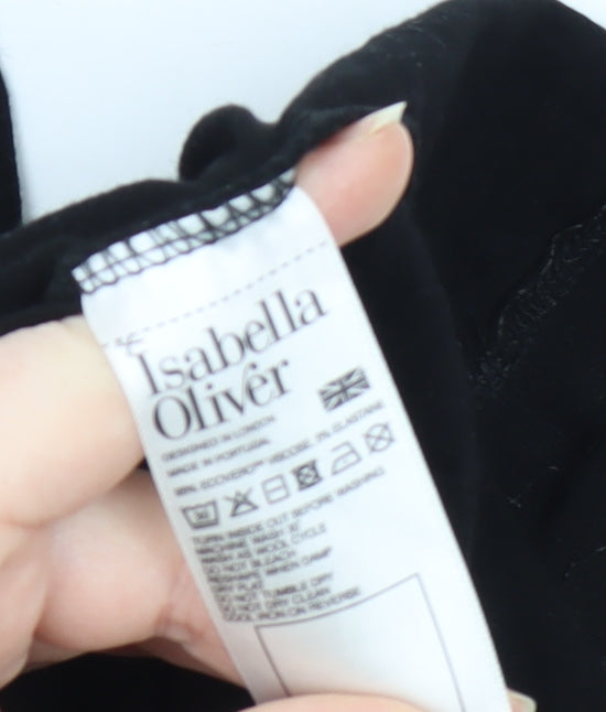 Isabella Oliver Women's Black Midi Dress Size 2