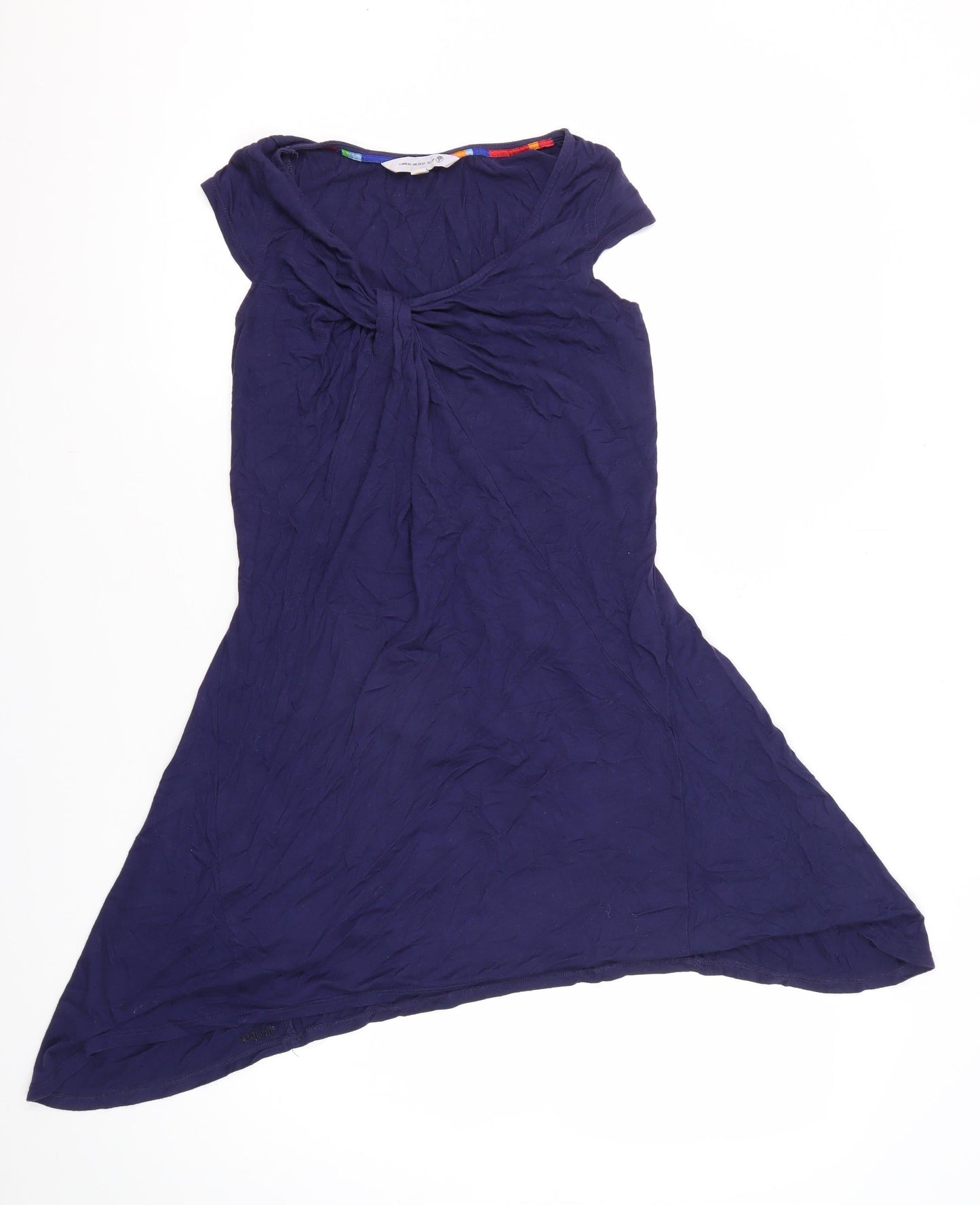 Bluh Sculpt Women's Asymmetric Blue Dress Size 8